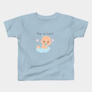 Boy on board Kids T-Shirt